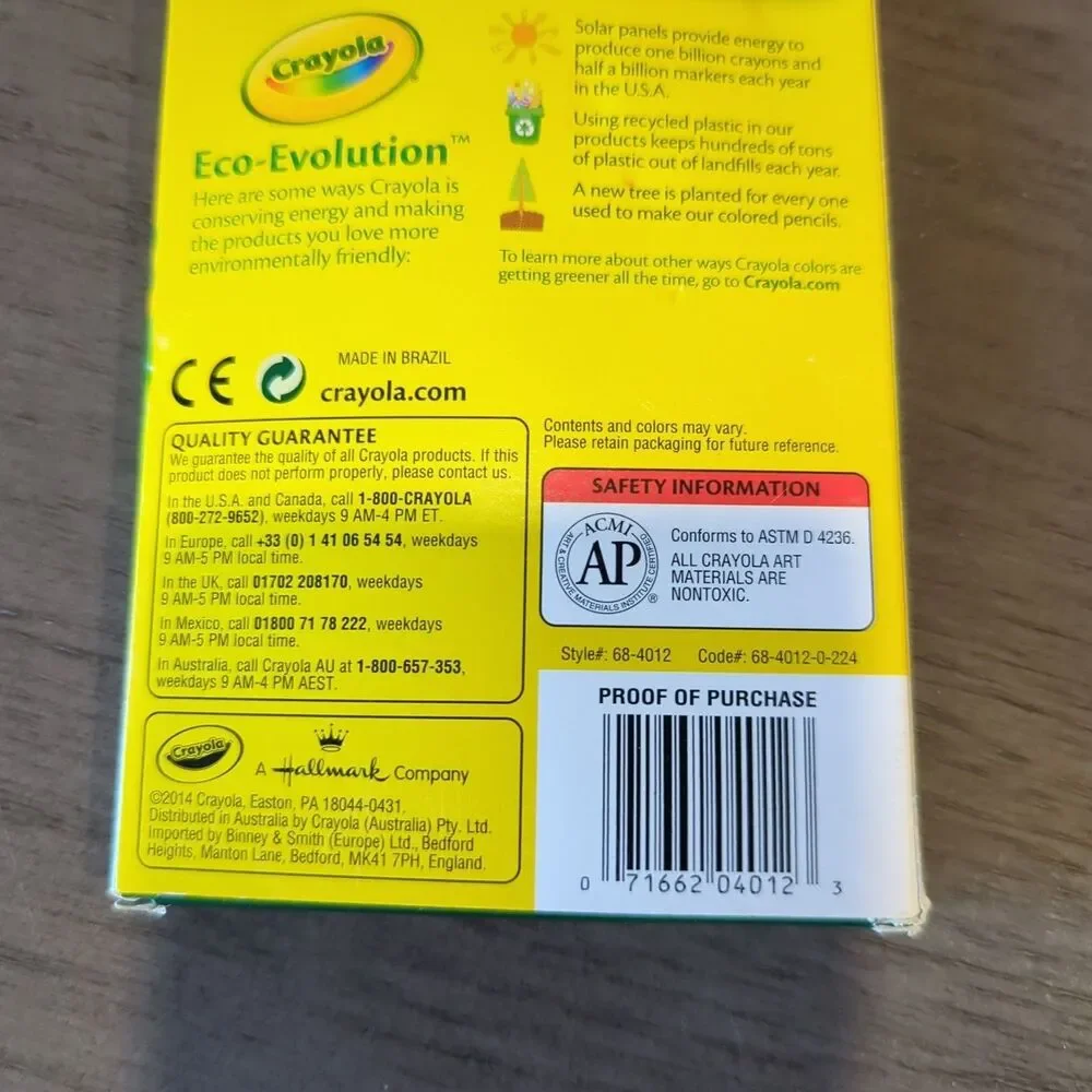Crayola Colored Pencils 12 Assorted Colors